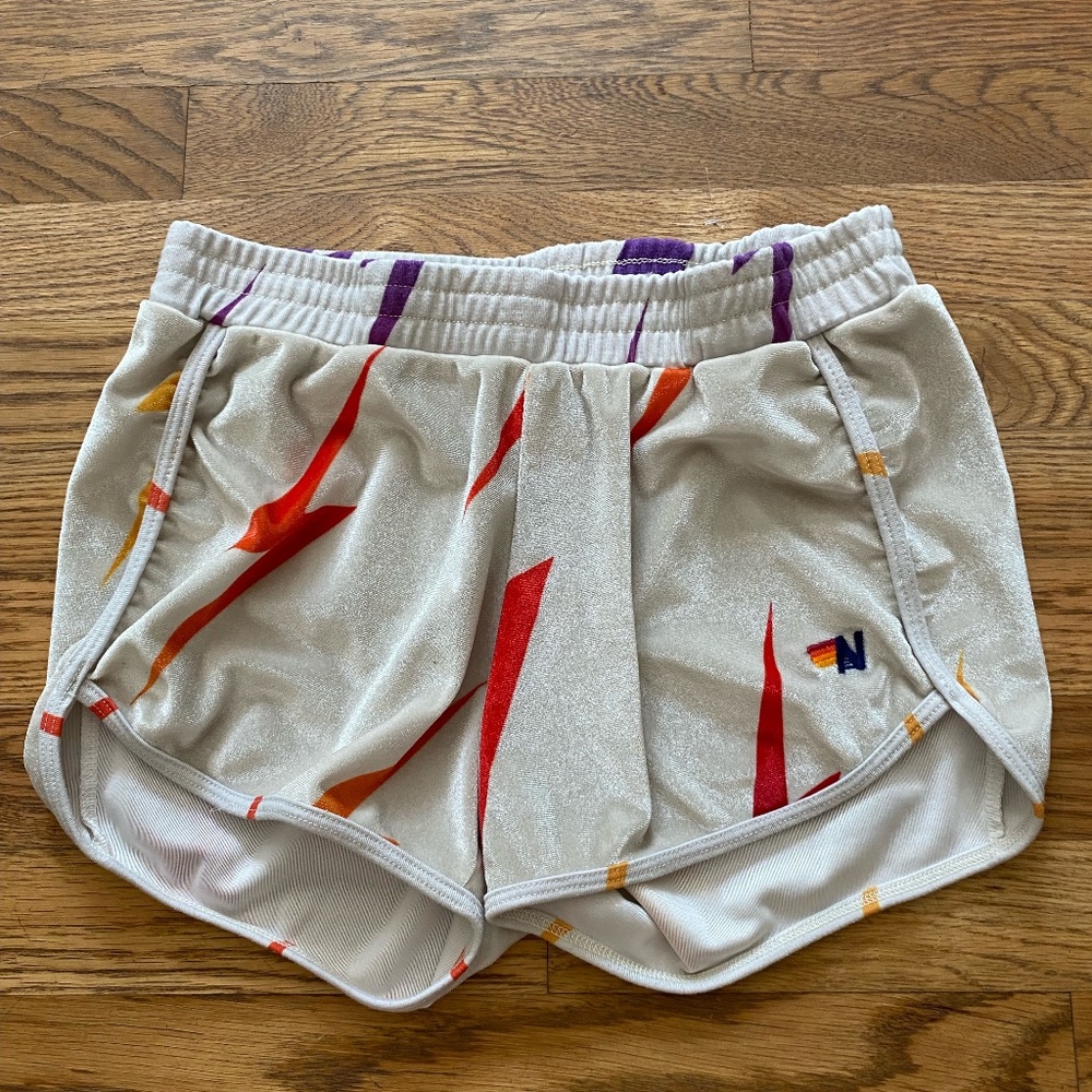 Aviator Nation Jogger Shorts Velour- size L